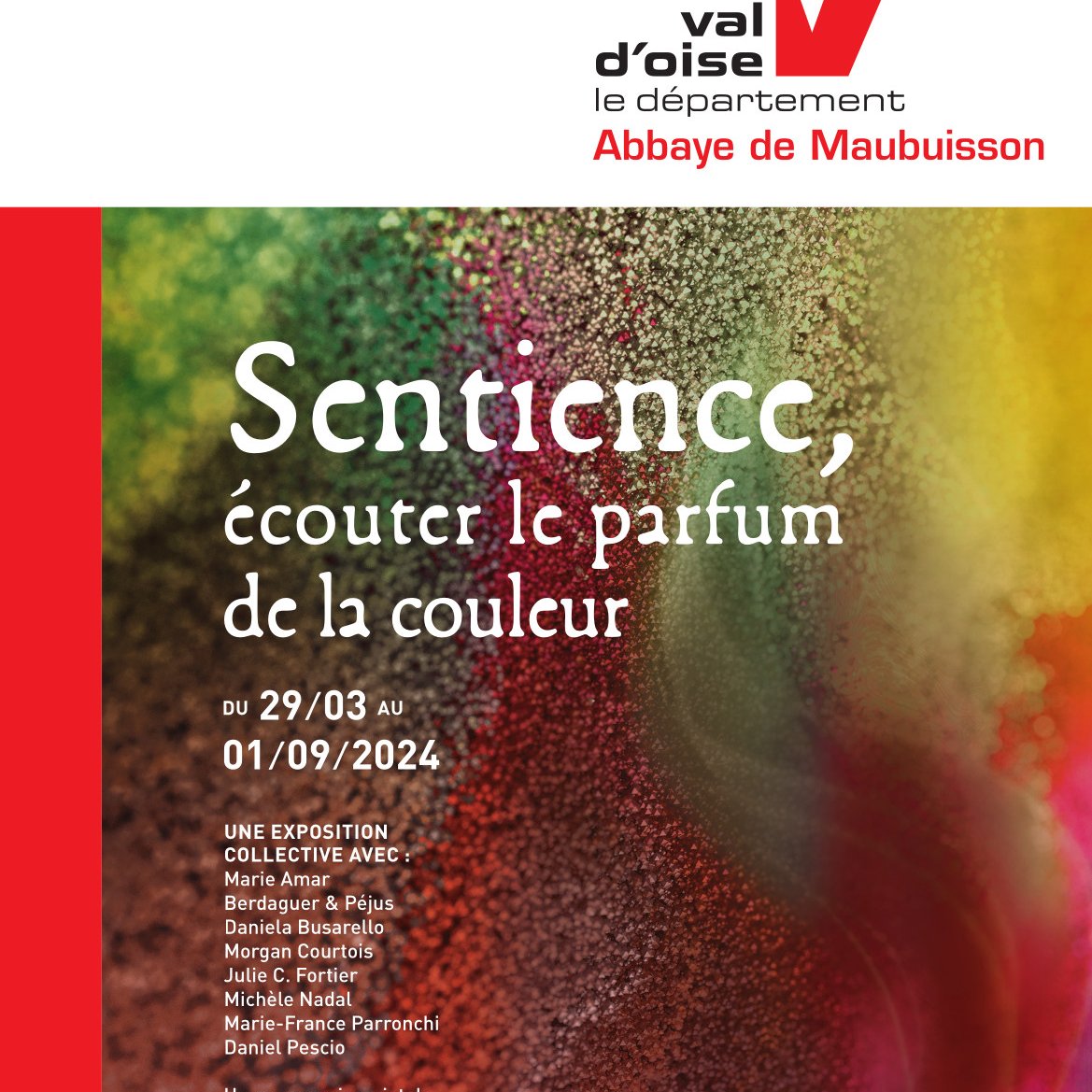 La fondation soutient l'exposition « Sentience, écouter le parfum de la couleur »