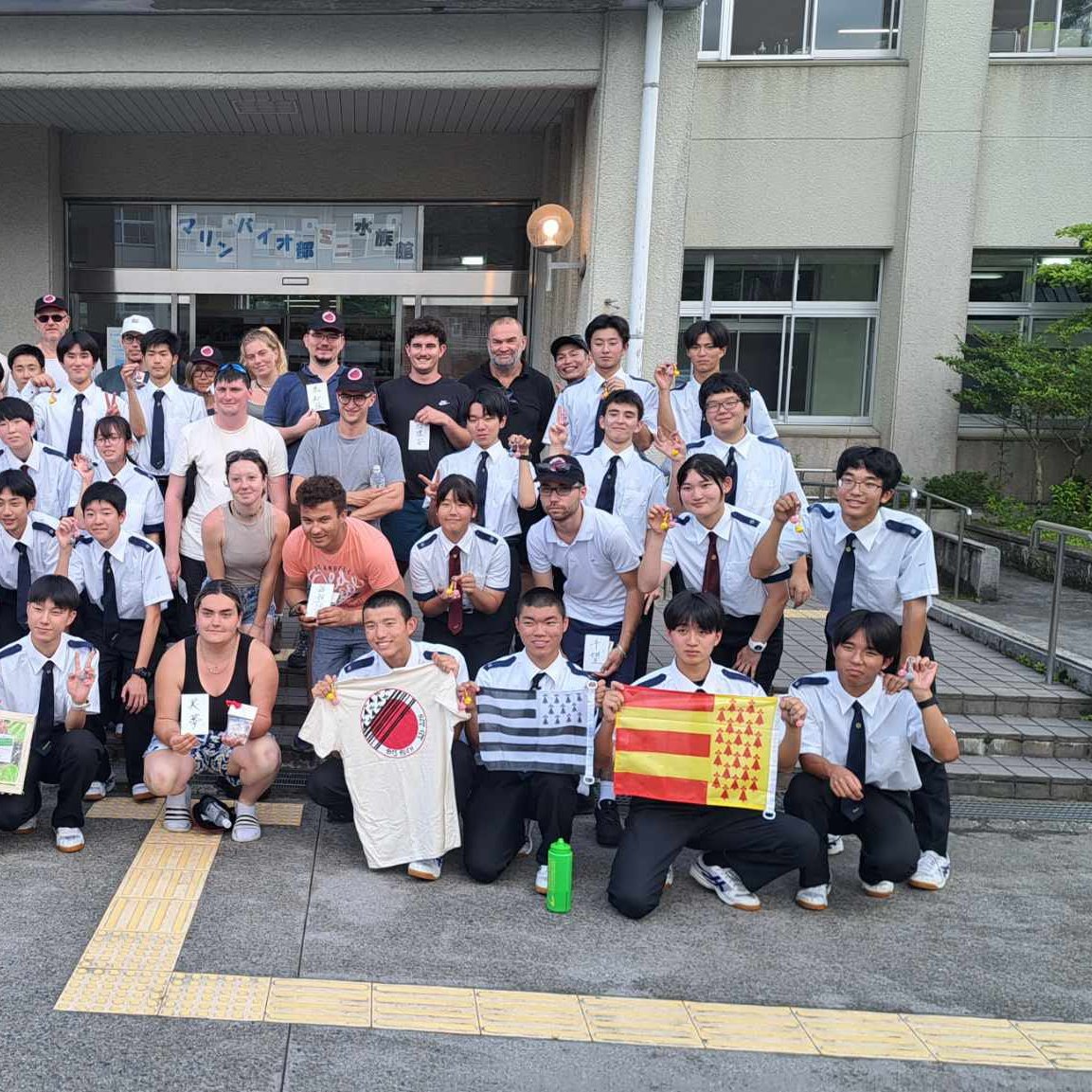 Les BTS du lycée maritime du Guilvinec en voyage au Japon