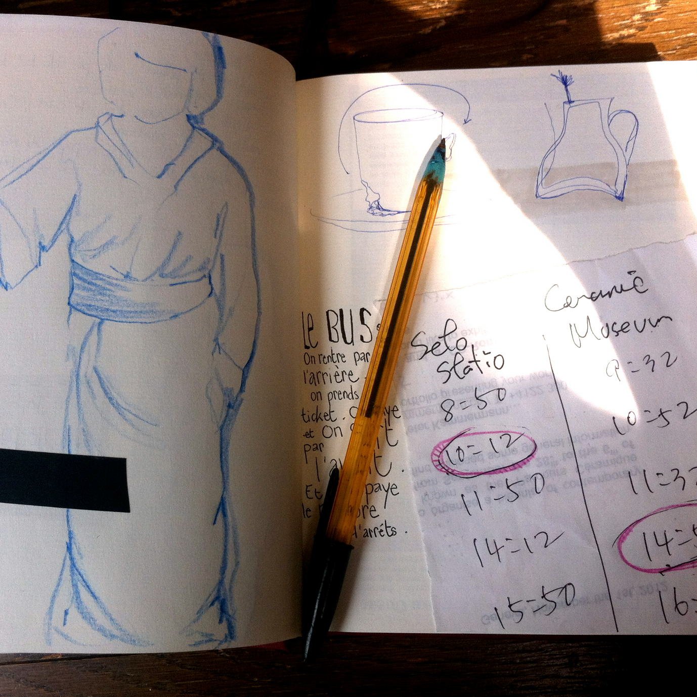 Voyage d'étude de deux jeunes céramistes au Japon