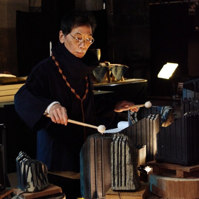 Spectacle de Stomu Yamash'ta et les moines du Daitoku-ji avec Yoshi Oida